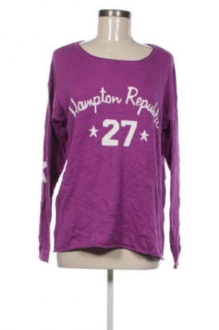 Pulover de femei Hampton Republic, Mărime L, Culoare Mov, Preț 89,99 Lei