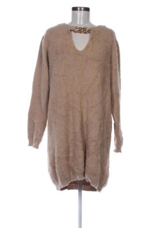 Pulover de femei SHEIN, Mărime XXL, Culoare Bej, Preț 55,99 Lei