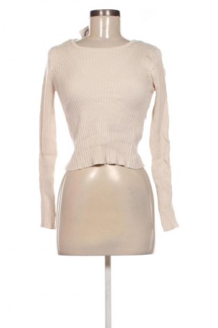 Дамски пуловер Stradivarius, Размер L, Цвят Бежов, Цена 13,80 €