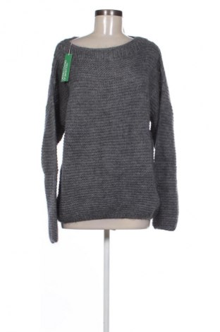 Дамски пуловер United Colors Of Benetton, Размер L, Цвят Сив, Цена 27,09 €