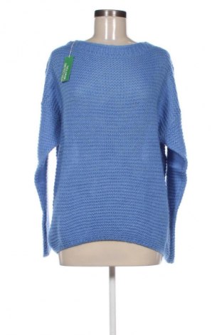 Дамски пуловер United Colors Of Benetton, Размер L, Цвят Син, Цена 30,16 €