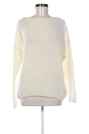 Дамски пуловер United Colors Of Benetton, Размер L, Цвят Бял, Цена 27,09 €