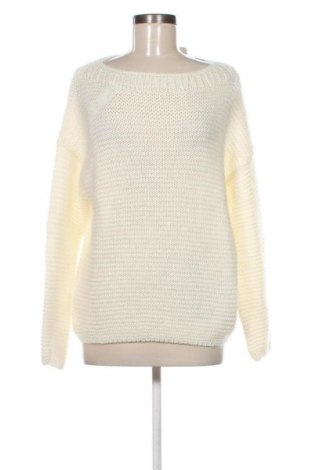 Pulover de femei United Colors Of Benetton, Mărime M, Culoare Ecru, Preț 182,99 Lei