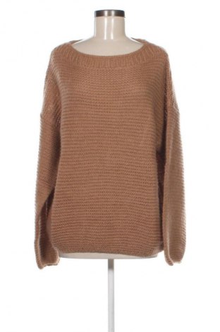 Дамски пуловер United Colors Of Benetton, Размер XL, Цвят Кафяв, Цена 28,63 €