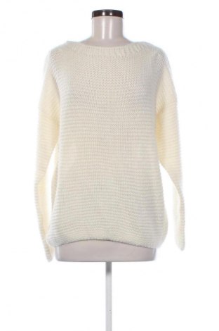 Дамски пуловер United Colors Of Benetton, Размер L, Цвят Бял, Цена 30,16 €