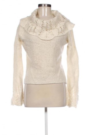 Γυναικείο πουλόβερ United Colors Of Benetton, Μέγεθος L, Χρώμα Λευκό, Τιμή 23,99 €