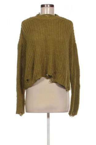 Дамски пуловер Zara, Размер M, Цвят Зелен, Цена 14,31 €