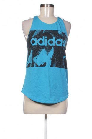Damen Sporttop Adidas, Größe S, Farbe Blau, Preis € 14,99