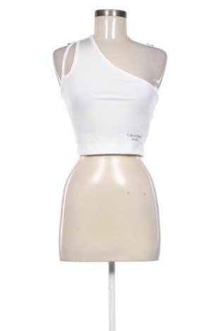 Дамски спортен топ Calvin Klein Jeans, Размер S, Цвят Екрю, Цена 30,07 €
