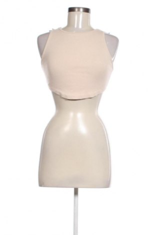Top de femei Bershka, Mărime S, Culoare Bej, Preț 53,99 Lei