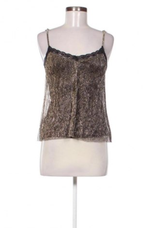 Damski top Stradivarius, Rozmiar S, Kolor Złocisty, Cena 70,99 zł