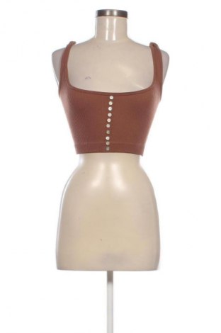 Top de femei Stradivarius, Mărime S, Culoare Maro, Preț 55,99 Lei