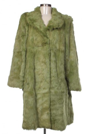 Δερμάτινο γυναικείο παλτό Unbranded, Μέγεθος L, Χρώμα Πράσινο, Τιμή 132,99 €