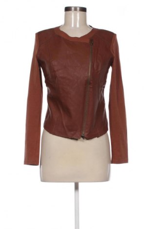Geacă de piele pentru femei Drole De Copine, Mărime L, Culoare Maro, Preț 57,99 Lei