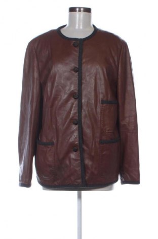 Дамско кожено яке Elegance Paris, Размер XXL, Цвят Кафяв, Цена 52,66 €