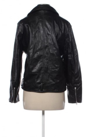 Дамско кожено яке H&M Divided, Размер S, Цвят Черен, Цена 13,80 €