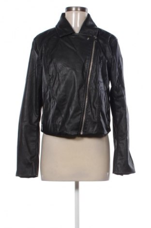 Geacă de piele pentru femei H&M Divided, Mărime L, Culoare Negru, Preț 81,99 Lei