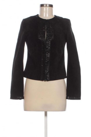 Дамско кожено яке Hallhuber, Размер XS, Цвят Черен, Цена 45,53 €