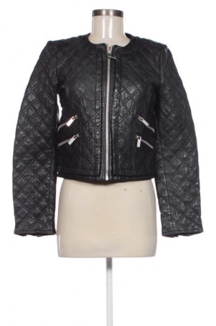 Γυναικείο δερμάτινο μπουφάν Mango, Μέγεθος S, Χρώμα Μαύρο, Τιμή 57,27 €