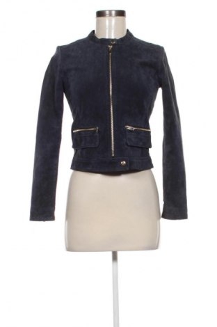 Geacă de piele pentru femei Mango, Mărime XS, Culoare Albastru, Preț 149,99 Lei
