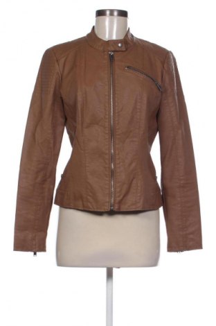 Geacă de piele pentru femei ONLY, Mărime M, Culoare Maro, Preț 52,99 Lei