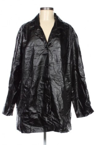 Dámská kožená bunda  SHEIN, Velikost XL, Barva Černá, Cena  299,00 Kč