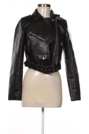 Dámská kožená bunda  Stradivarius, Velikost M, Barva Černá, Cena  879,00 Kč