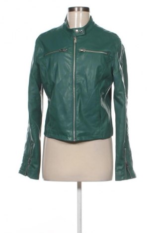 Дамско кожено яке Terranova, Размер L, Цвят Зелен, Цена 27,60 €