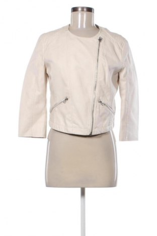 Дамско кожено яке Terranova, Размер M, Цвят Екрю, Цена 15,47 €