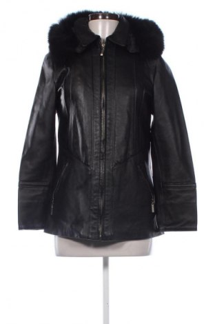 Дамско кожено яке Unbranded, Размер L, Цвят Черен, Цена 47,55 €