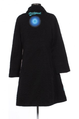 Дамско палто Desigual, Размер M, Цвят Черен, Цена 65,44 €