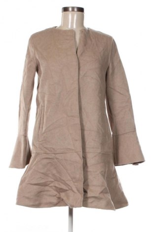 Damski płaszcz Zara, Rozmiar XS, Kolor Beżowy, Cena 195,99 zł