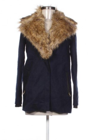 Palton de femei Zara, Mărime XS, Culoare Albastru, Preț 161,99 Lei