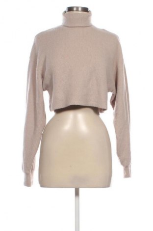 Дамско полo Bershka, Размер XS, Цвят Бежов, Цена 6,13 €