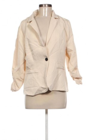 Дамско сако SHEIN, Размер L, Цвят Екрю, Цена 4,60 €
