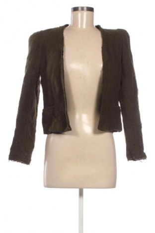 Sacou de femei Zara, Mărime XS, Culoare Verde, Preț 56,99 Lei