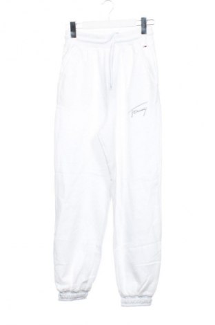Pantaloni trening de femei Tommy Jeans, Mărime XS, Culoare Alb, Preț 262,99 Lei