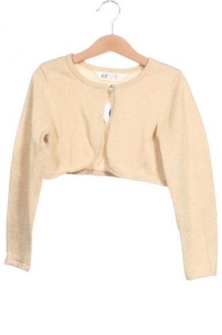 Детска жилетка H&M, Размер 4-5y/ 110-116 см, Цвят Бежов, Цена 4,60 €