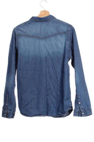 Kinderhemd H&M, Größe 15-18y/ 170-176 cm, Farbe Blau, Preis 4,85 €