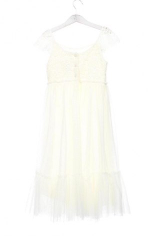 Kinderkleid H&M, Größe 6-7y/ 122-128 cm, Farbe Ecru, Preis 19,28 €