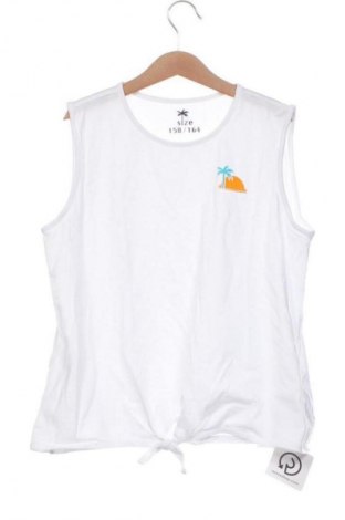 Kinder Top Unbranded, Größe 12-13y/ 158-164 cm, Farbe Weiß, Preis € 2,99
