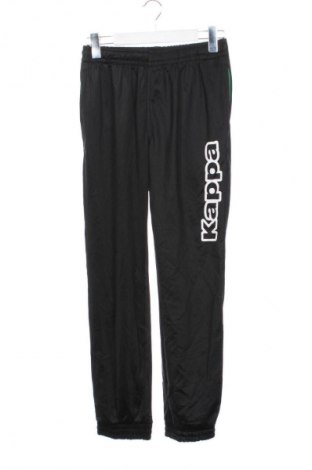 Детско спортно долнище Kappa, Размер 12-13y/ 158-164 см, Цвят Черен, Цена 10,22 €