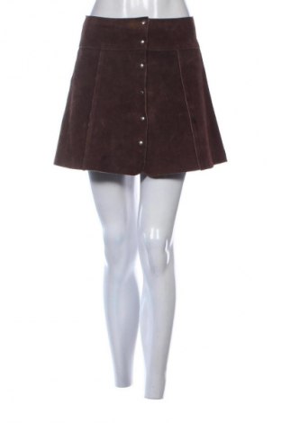 Кожена пола Unbranded, Размер S, Цвят Кафяв, Цена 11,24 €