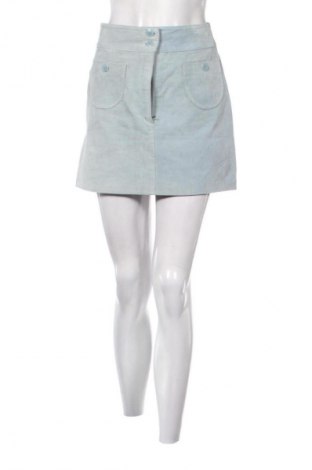Fustă de piele Vero Moda, Mărime S, Culoare Albastru, Preț 198,78 Lei