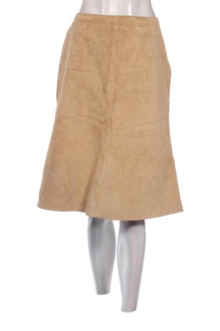 Δερμάτινη φούστα Vero Moda, Μέγεθος L, Χρώμα  Μπέζ, Τιμή 34,78 €