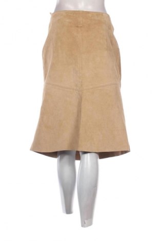 Δερμάτινη φούστα Vero Moda, Μέγεθος L, Χρώμα  Μπέζ, Τιμή 34,78 €
