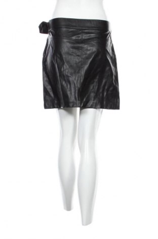 Fustă de piele Zara, Mărime M, Culoare Negru, Preț 37,99 Lei
