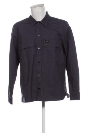 Cămașă de bărbați Calvin Klein Jeans, Mărime L, Culoare Gri, Preț 634,99 Lei
