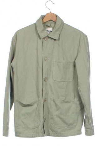 Мъжка риза Zara, Размер XS, Цвят Зелен, Цена 6,64 €