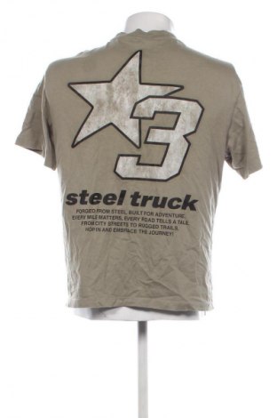 Мъжка тениска Bershka, Размер S, Цвят Зелен, Цена 10,22 €